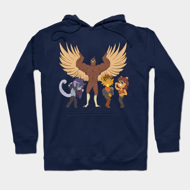 Jock-Bird & crew Hoodie by AoD